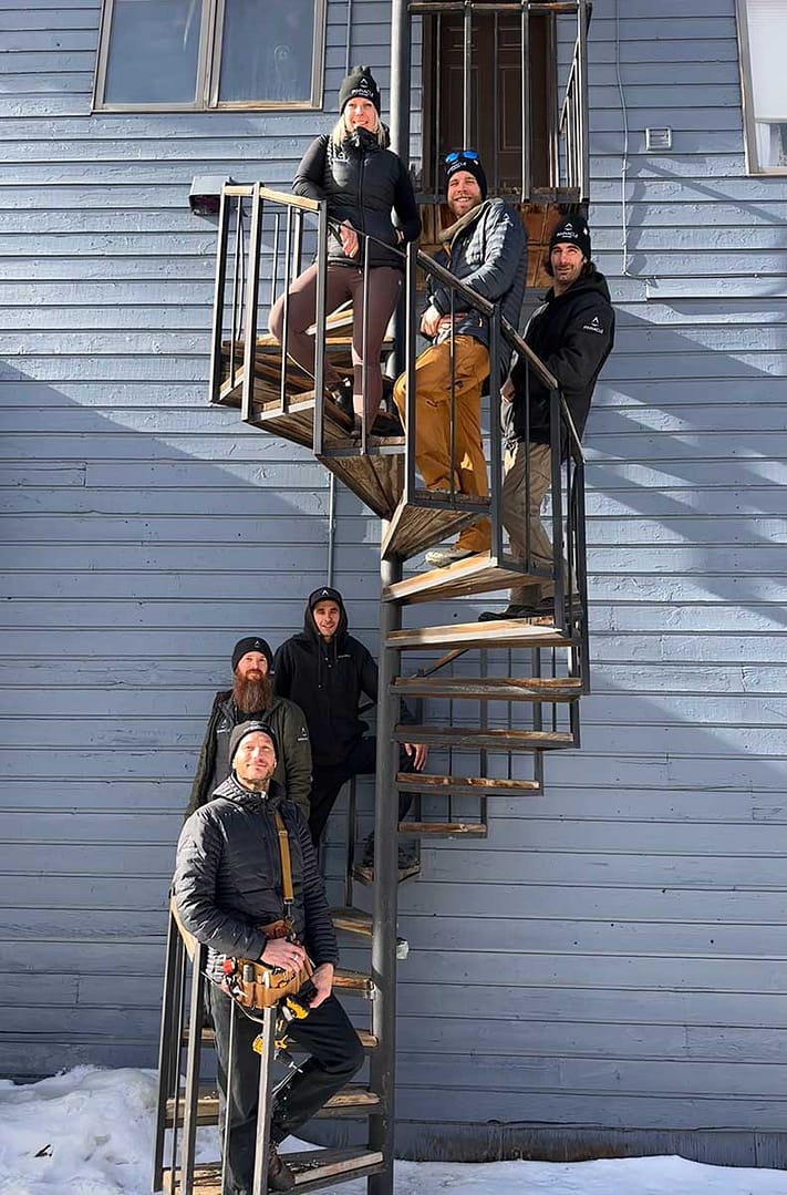 PL-team-stairs Breckenridge Property Management Team