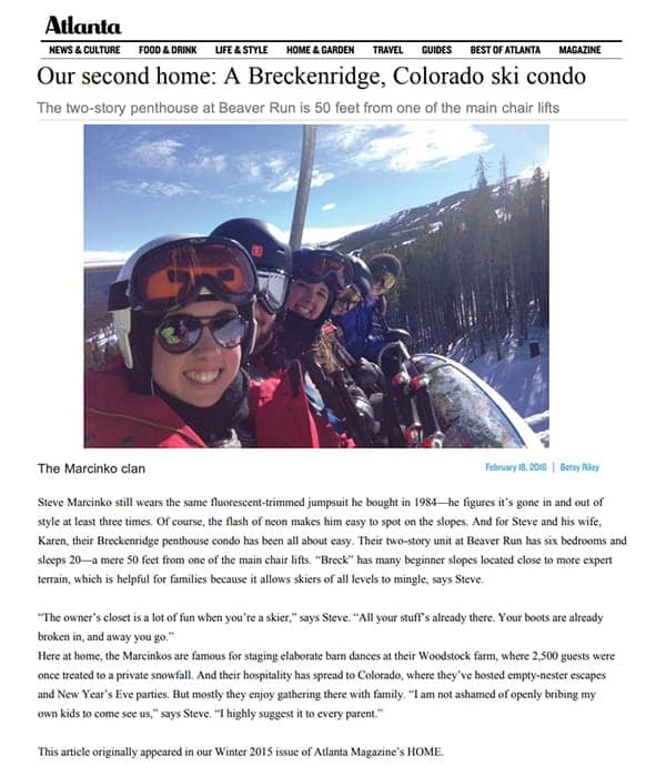 Pinnacle Lodging in Atlanta Magazine