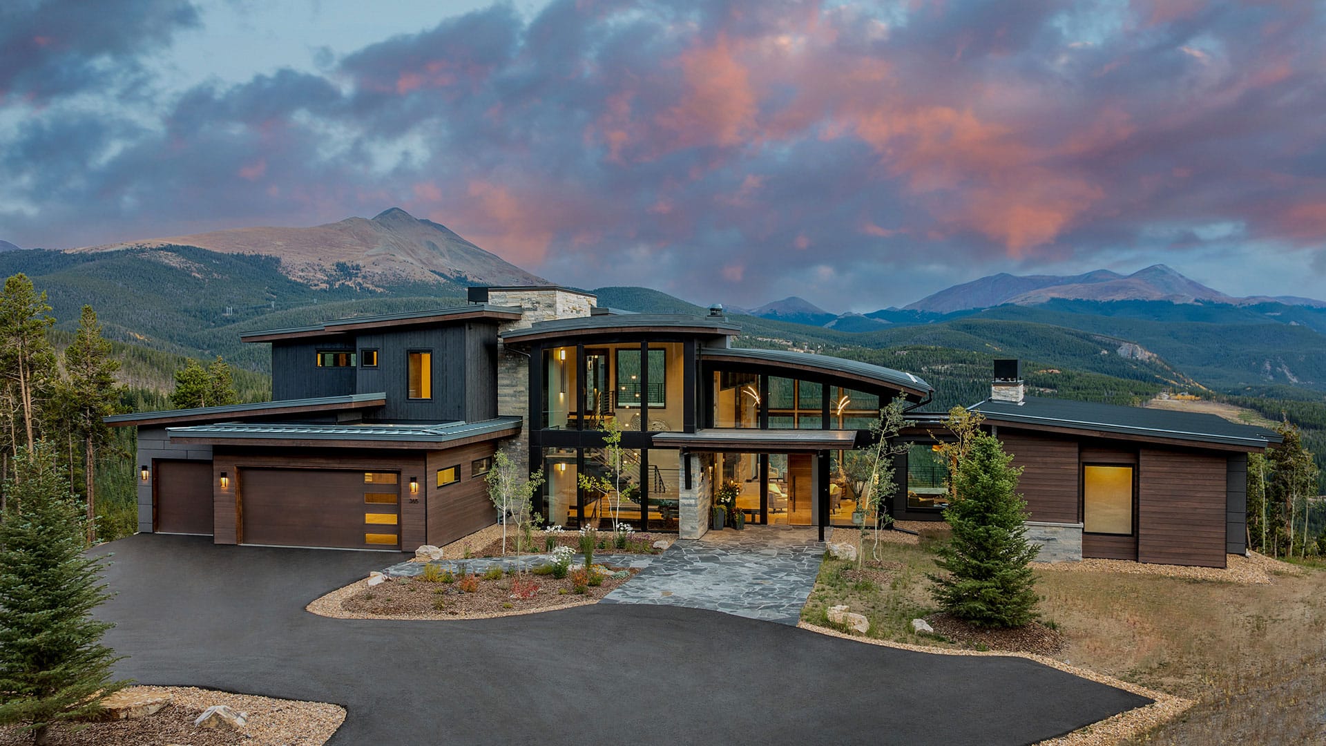 Sunburst Lane Modern Architecture Pinnacle Mountain Homes